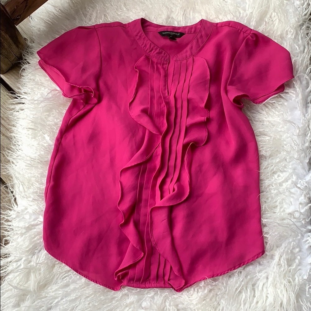 Banana Republic size petite xx- S  pink dress top